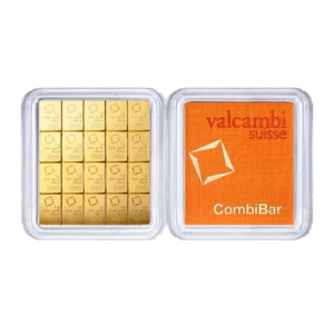 Sztabka złota CombiBar (Multicard) Valcambi 20x1 gram