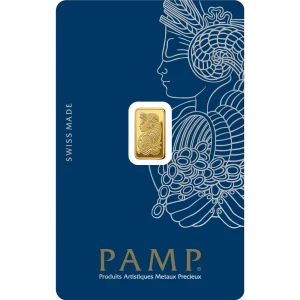 Sztabka złota Fortuna PAMP 1 gram