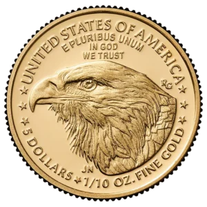 Zlota moneta Amerykanski Orzel 1 10 uncji zlota 1