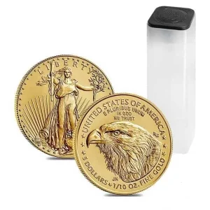 Zlota moneta Amerykanski Orzel 1 10 uncji zlota 1