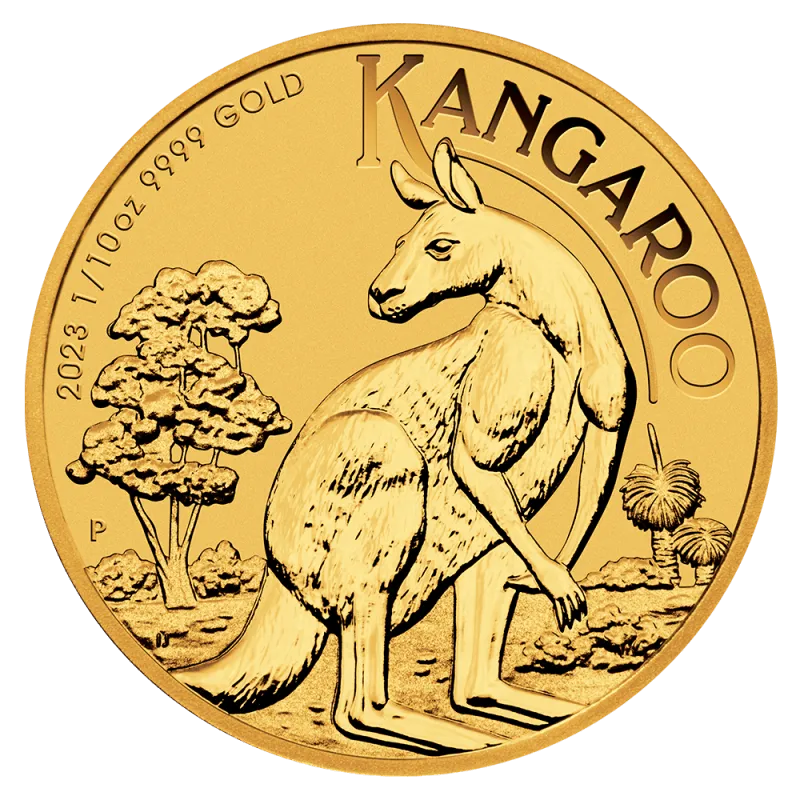 Złota moneta Australijski Kangur 1/10 uncji złota