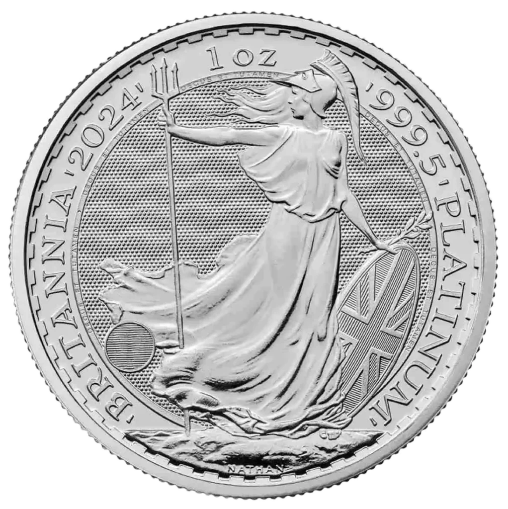 Britannia 1 uncja Platyny 2024