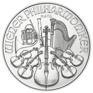 Platynowa Moneta, Wiedeński Filharmonik, Austrian Mint, 1/25 uncji