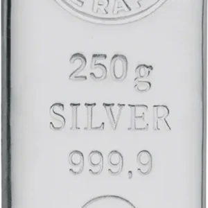 250g Srebrna Sztabka Nadir Metal Rafineri