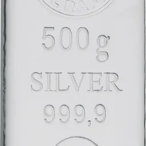 500g Srebrna Sztabka Nadir Metal Rafineri