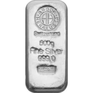 Sztabka srebra LBMA 500g