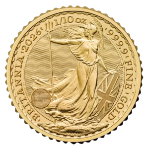 Złota moneta Britannia – 1/10 uncji złota