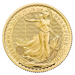 Złota moneta Britannia – 1/4 uncji złota