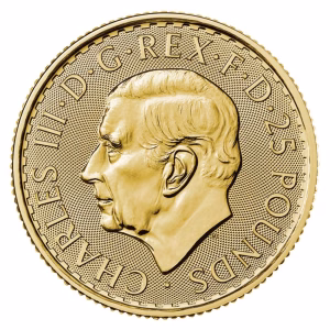 Złota moneta Britannia – 1/4 uncji złota