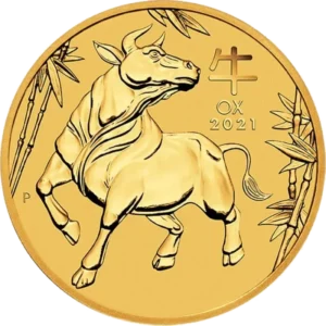 Złota moneta Lunar III Rok Wołu 2021 - 1 uncja złota