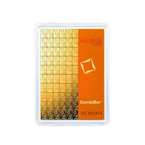Sztabka zlota CombiBar Valcambi 100×1 gram