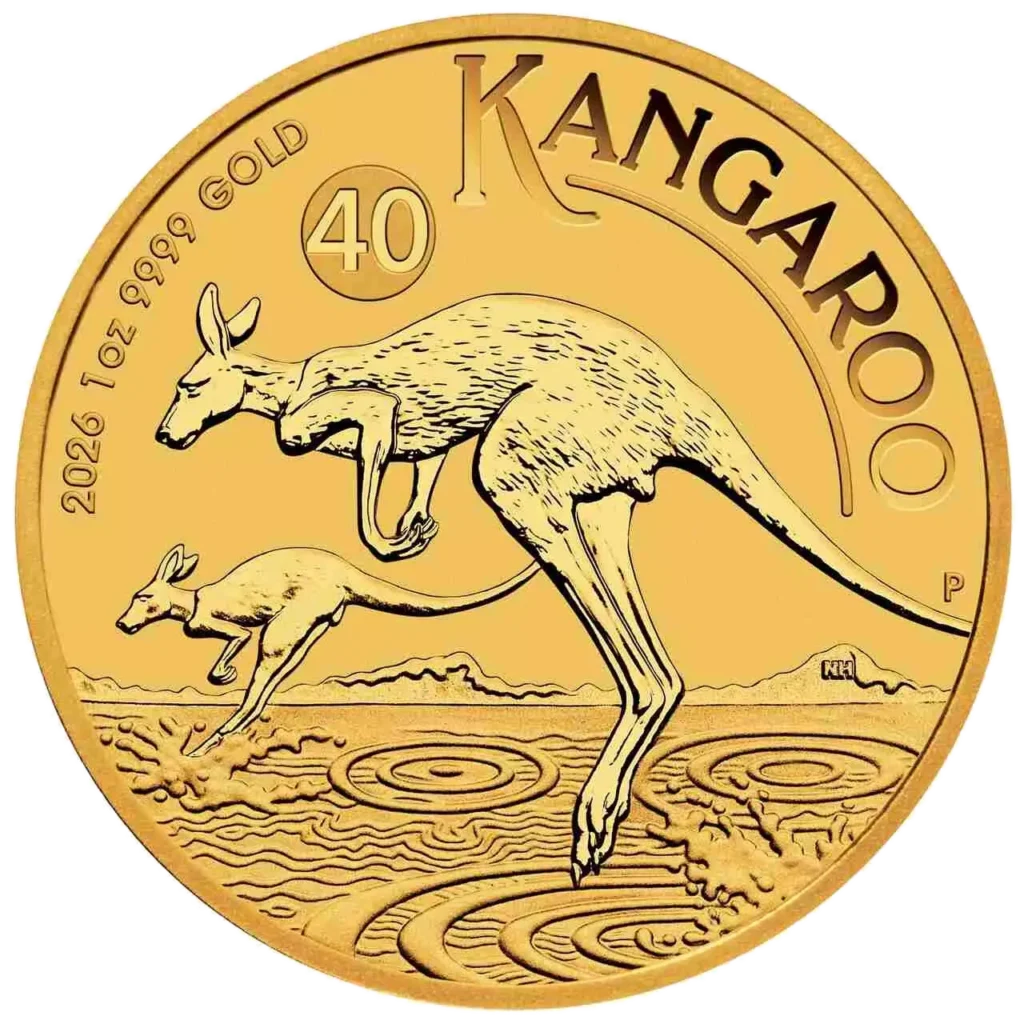 Złota moneta Australijski Kangur 2026 1 uncja złota