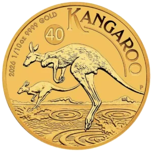 Złota moneta Australijski Kangur 2026 - 1-10 uncji złota