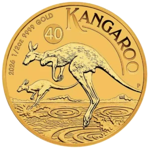Złota moneta Australijski Kangur 2026 - 1/2 uncji złota