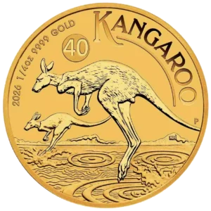 Złota moneta Australijski Kangur 2026 - 1-4 uncji złota