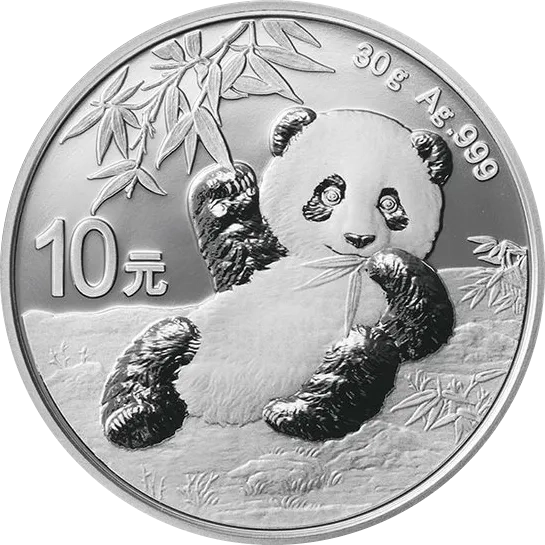 Srebrna moneta Chińska Panda (MIX roczników)