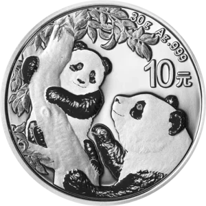 Srebrna moneta Chińska Panda (MIX roczników)