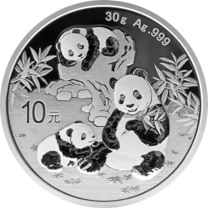 Srebrna moneta Chińska Panda (MIX roczników)