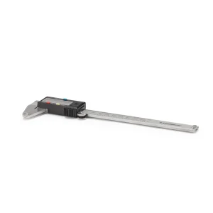 Suwmiarka cyfrowa z wyświetlaczem LCD ma zakres pomiarowy od 0 do 150 mm (6 cali)