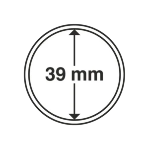 Kapsułka na monetę o średnicy wewnętrznej 39 mm