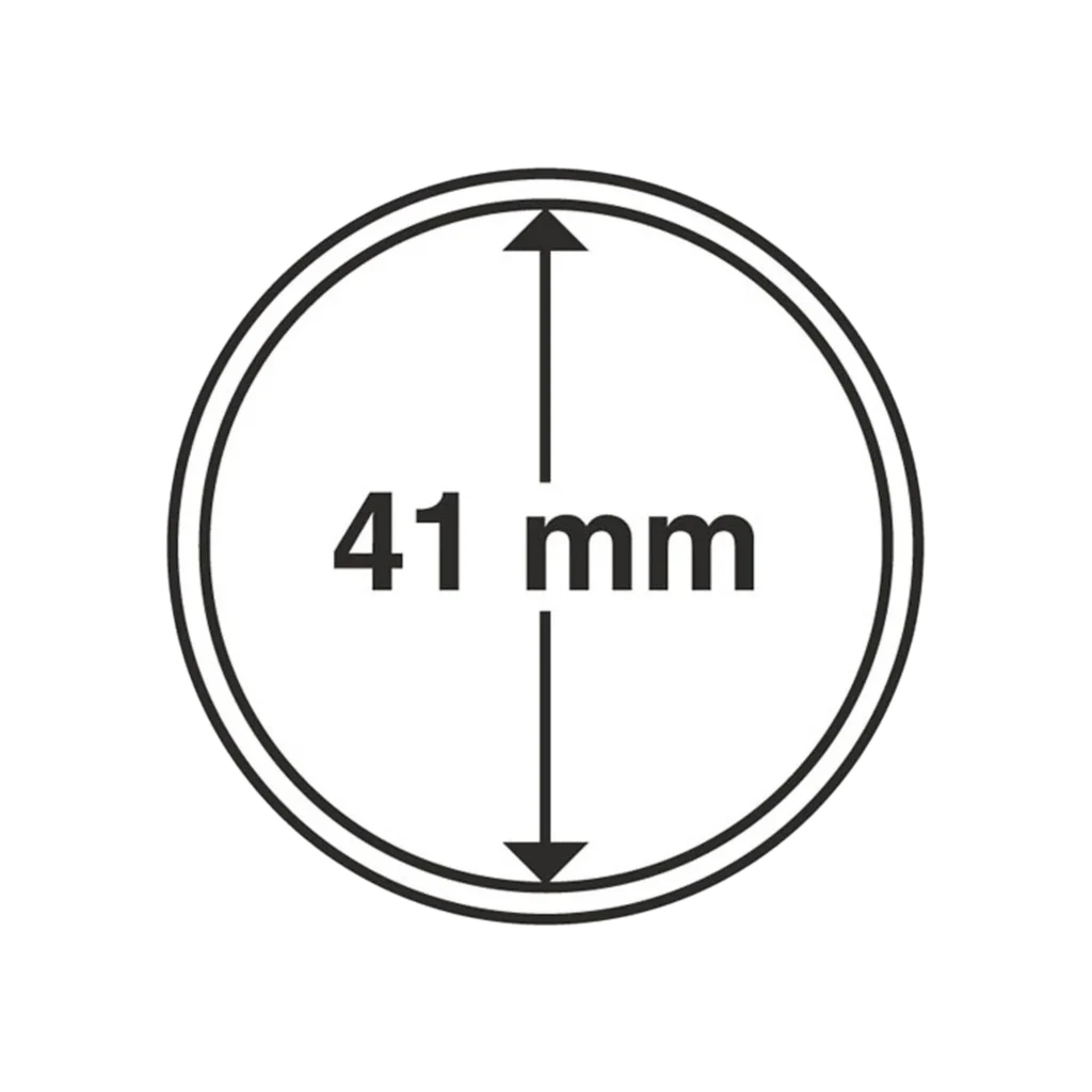 Kapsułka na monetę o średnicy wewnętrznej 41 mm