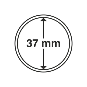 Kapsułka na monetę o średnicy wewnętrznej 37 mm