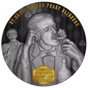Srebrna moneta Arthur Shelby Peaky Blinders 2 uncje srebra 2024