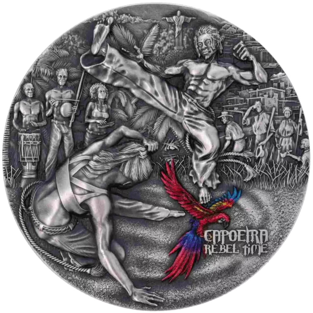 Srebrna moneta Capoeira Rebel Time 2023 – 2 uncje srebra