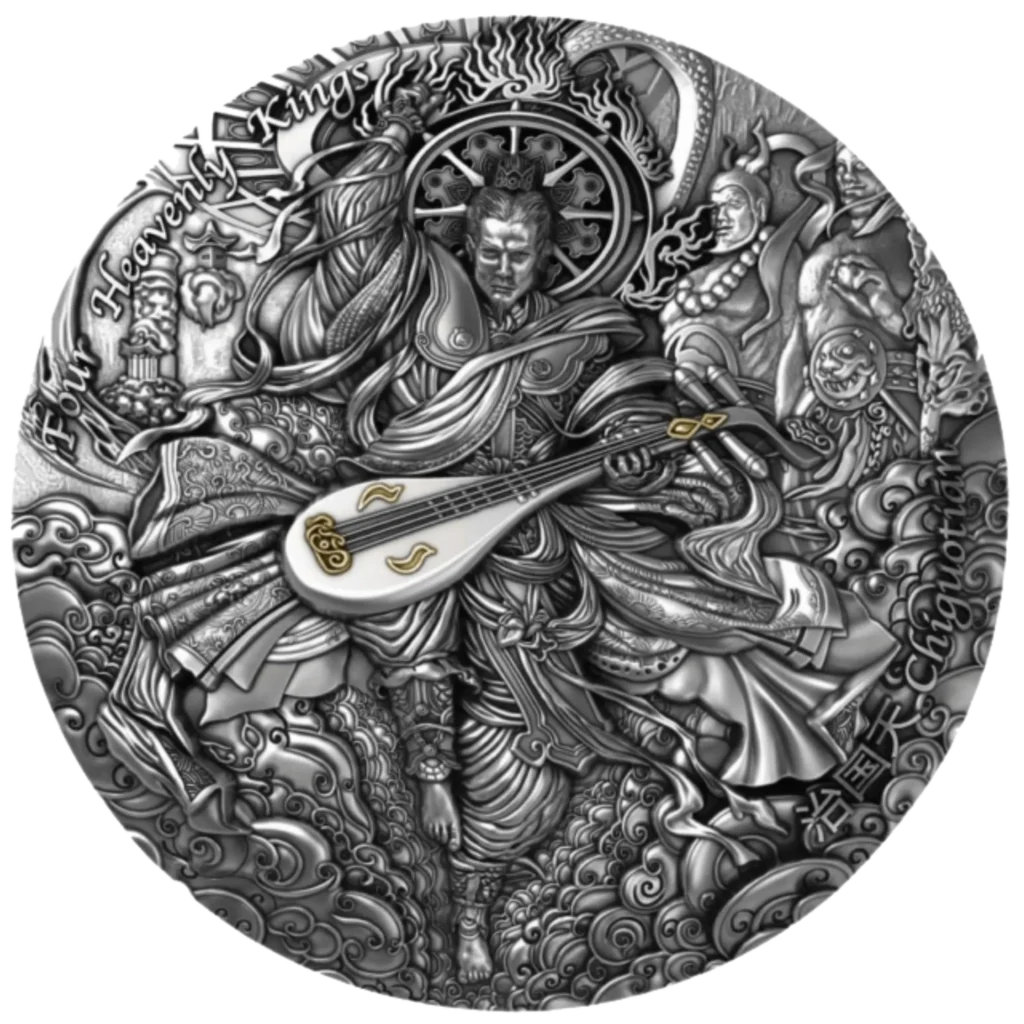 Srebrna moneta Four Heavenly Kings – 2 uncje srebra