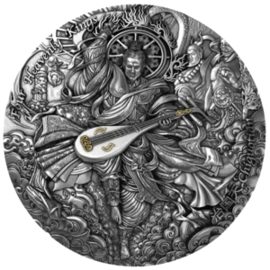Srebrna moneta Four Heavenly Kings – 2 uncje srebra