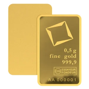 Sztabka złota LBMA 0,5 grama złota