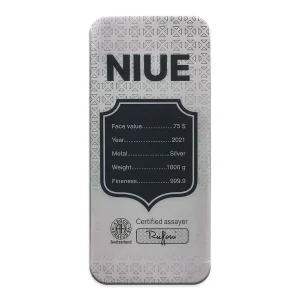 Sztabko-moneta Argor Heraeus Niue -1 kg srebra
