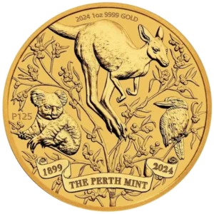 Złota Moneta 125. Rocznica Powstania Perth Mint 2024 - 1 uncja złota