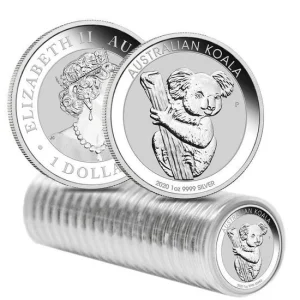 Srebrna moneta Australijski Koala 2020 - 1 uncja srebra