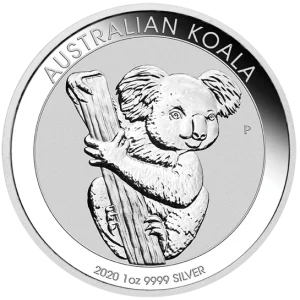 Srebrna moneta Australijski Koala 2020 - 1 uncja srebra