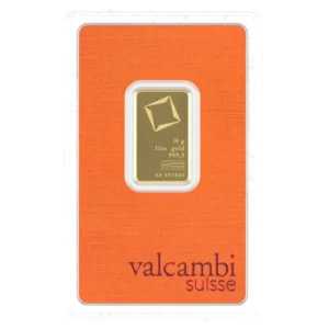 Sztabka złota Valcambi 10 gramów